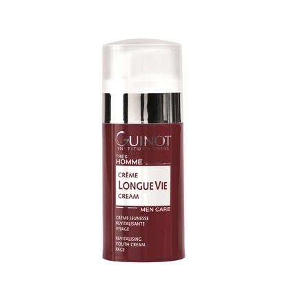 GUINOT Crème visage homme anti-âge 50ml sur laparadulac.com, parapharmacie Tunisie. Tonifie, lisse et hydrate la peau masculine.