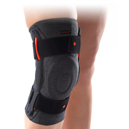 Genouillère articulée DONJOY Stabilax T3 avec stabilisateur rotulien, disponible sur laparadulac.com, parapharmacie Tunisie.