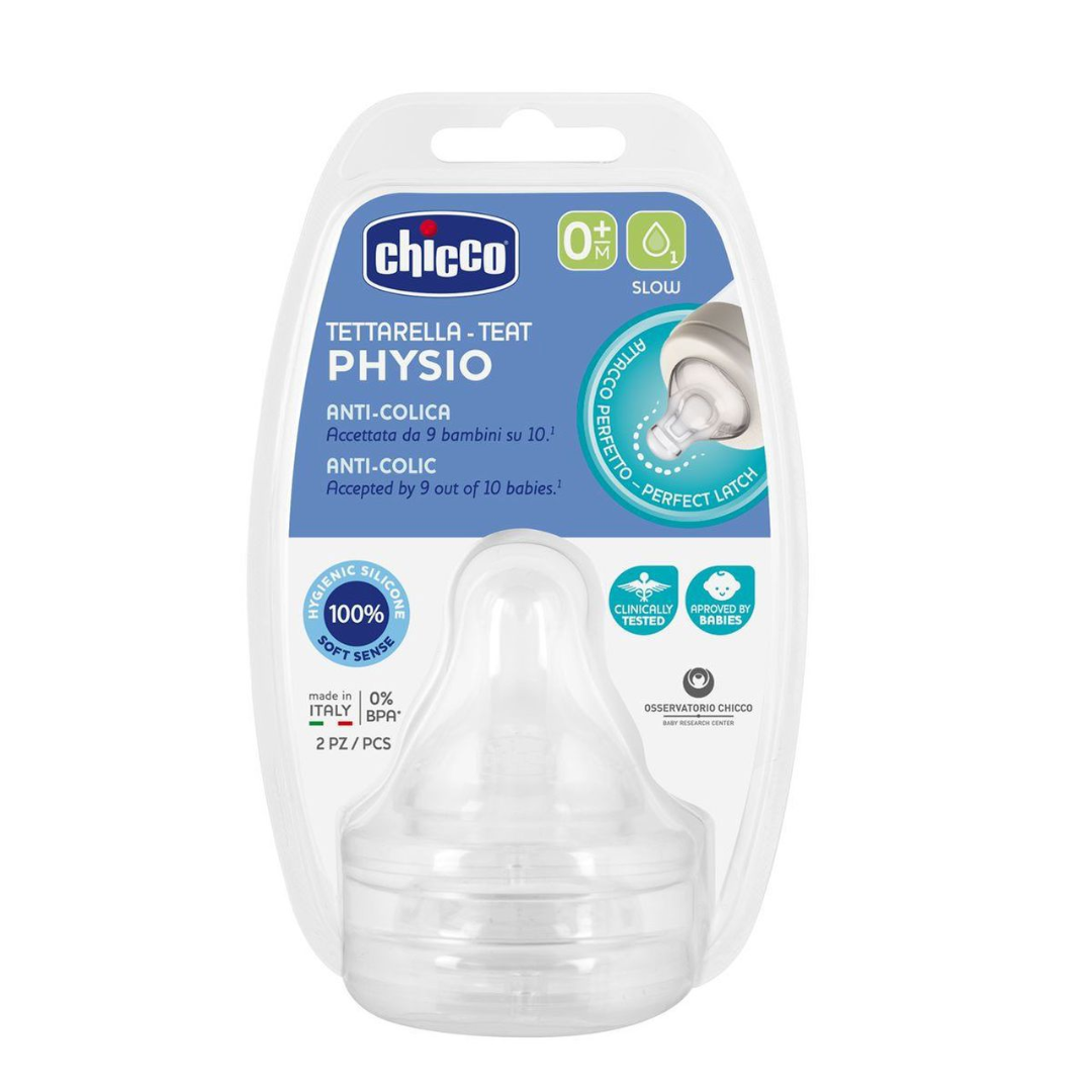 Tétine anti colique Chicco Physio silicone – sur laparadulac.com parapharmacie Tunisie


