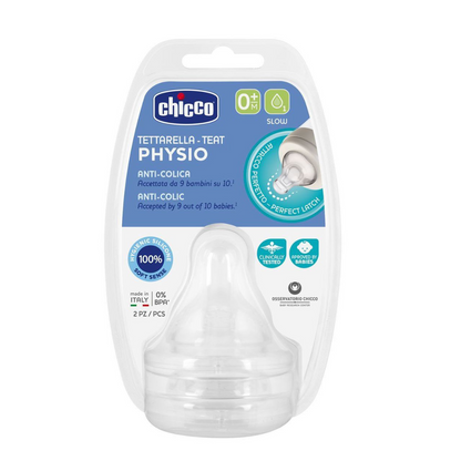 Tétine anti colique Chicco Physio silicone – sur laparadulac.com parapharmacie Tunisie

