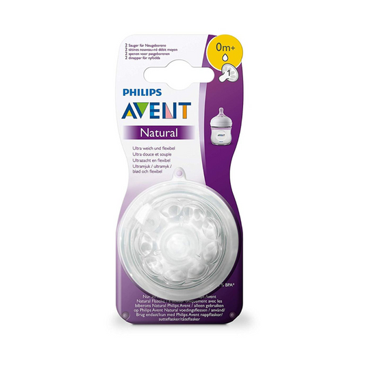 Tétines Avent Natural nouveau-né 0M+, lot de 2, avec valve anti-coliques – laparadulac.com, parapharmacie Tunisie.