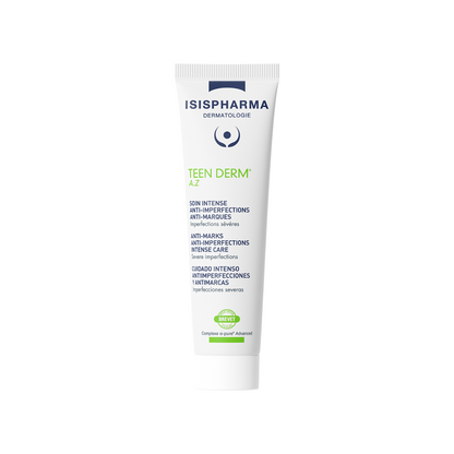 ISISPHARMA Teen Derm A.Z Soin Intense Tunisie – soin anti-imperfections et anti-acné, crème régulatrice peaux grasses et à tendance acnéique, traitement dermocosmétique intensif ISISPHARMA, parapharmacie en ligne Tunisie Lac 2, produits Teen Derm originaux pas cher Tunisie, acheter ISISPHARMA Teen Derm A.Z en Tunisie sur laparadulac.com