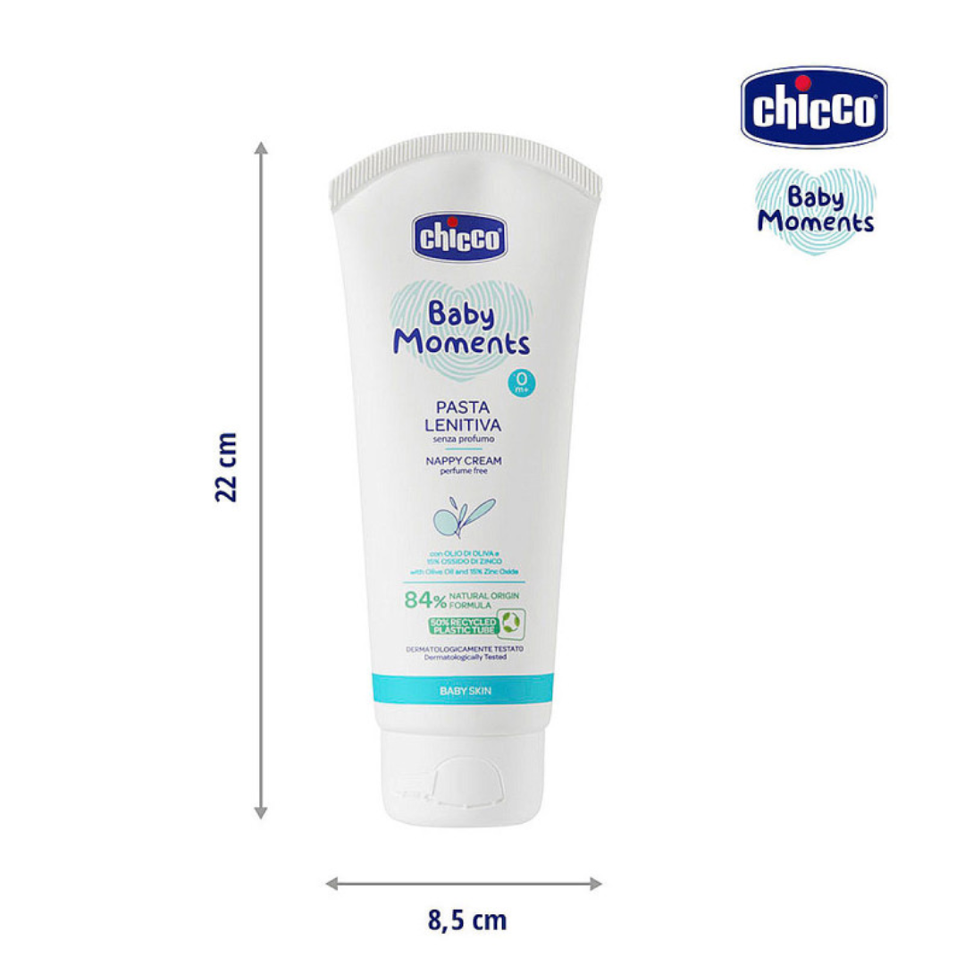 Crème de change Chicco Baby Moments 100ml – soin fessier bébé sur laparadulac.com parapharmacie Tunisie

