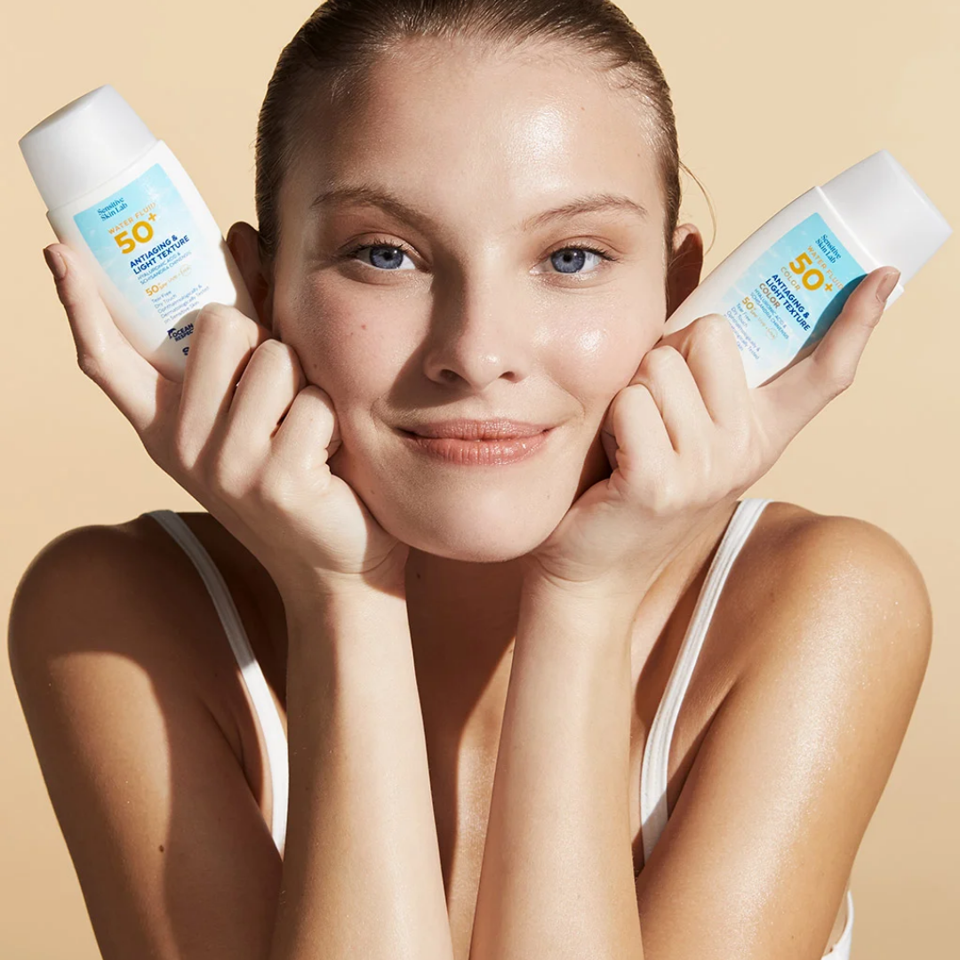 “Sensilis Water Fluid Color SPF 50+ – fluide teinté visage 40 ml effet bonne mine, parapharmacie Tunisie laparadulac.com”

