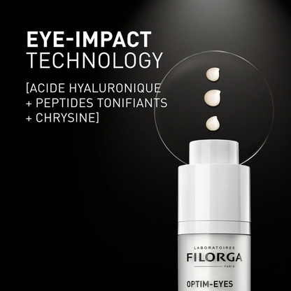 FILORGA Optim‑Eyes 15 ml – gel contour des yeux anti-poches, cernes et ridules

