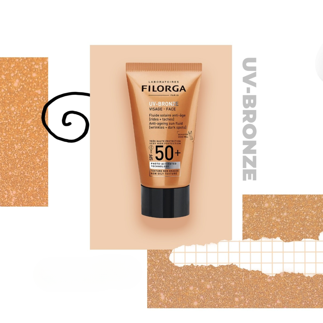 FILORGA UV-Bronze Face SPF50+ – soin solaire anti-rides et anti-taches 40ml visage

