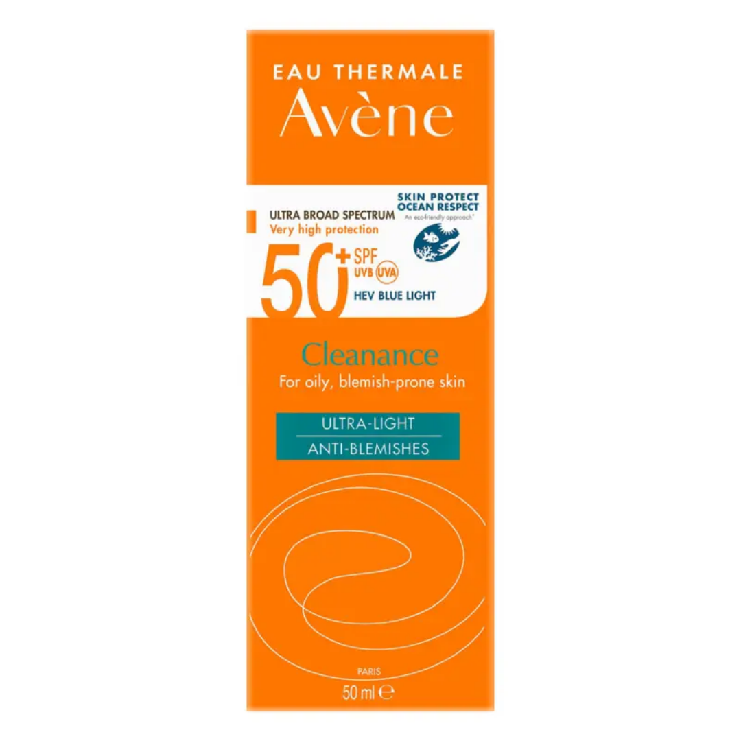 « Avène Cleanance Solaire SPF 50+ – crème solaire matifiante pour peaux grasses, TriAsorB, eau thermale, parapharmacie Tunisie – laparadulac.com »

