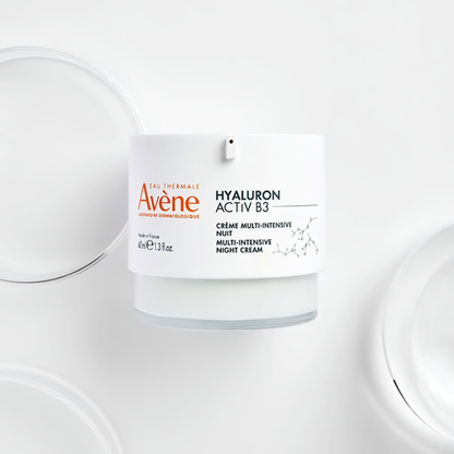 Crème de nuit anti-âge Avène Hyaluron Activ B3 – rétinal & niacinamide – pot pompe 40ml – laparadulac.com

