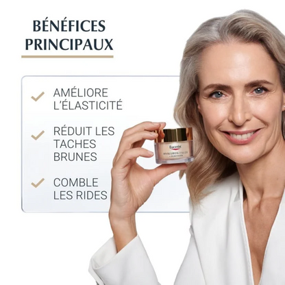 EUCERIN Hyaluron-Filler + Elasticity Soin de Jour SPF15 Tunisie – crème anti-rides et fermeté visage, soin hydratant à l’acide hyaluronique et collagène, protection solaire SPF15, dermocosmétique Eucerin, parapharmacie en ligne Tunisie Lac 2, produits EUCERIN originaux pas cher Tunisie, acheter Hyaluron-Filler Elasticity Jour en Tunisie sur laparadulac.com