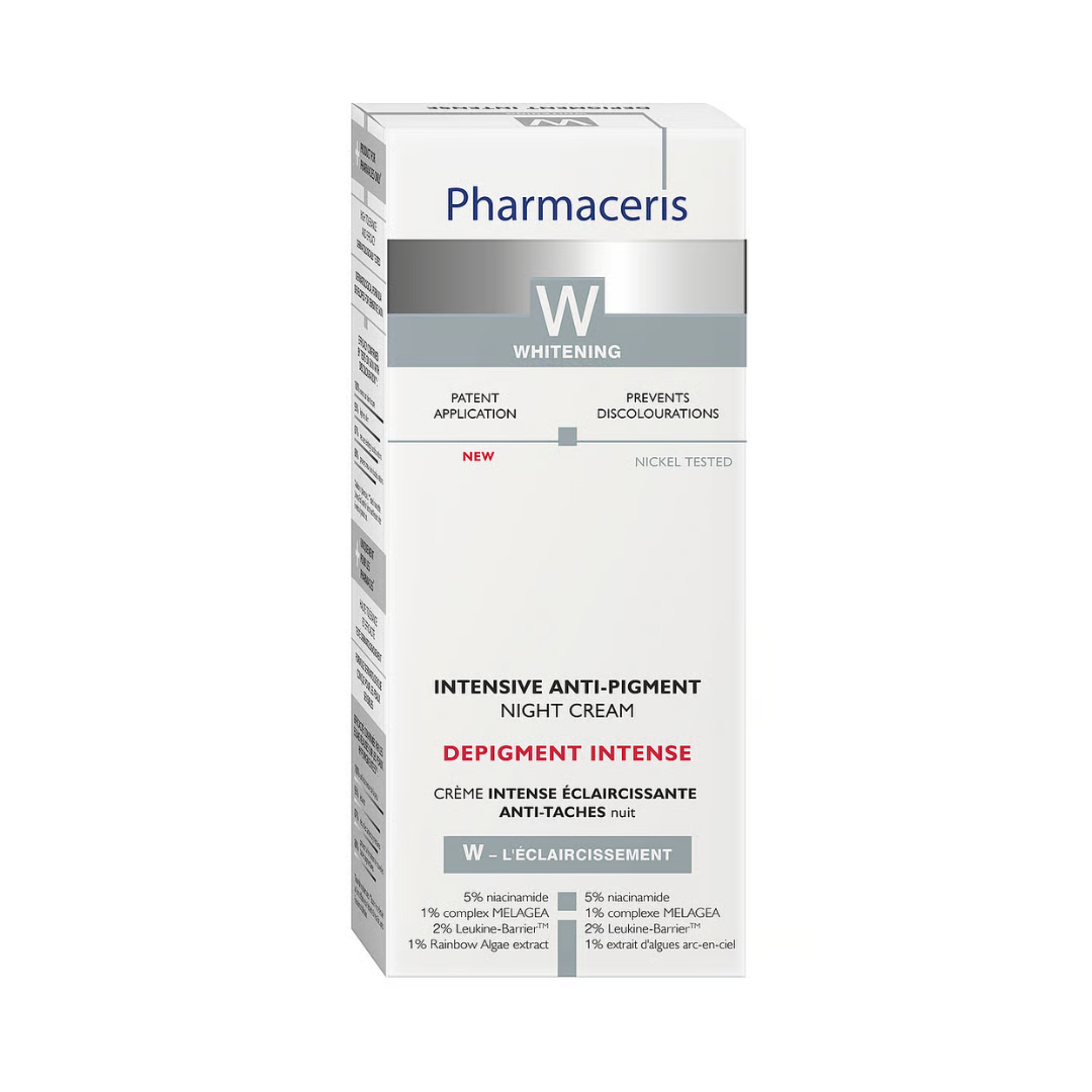 Image de la crème de nuit Pharmaceris Depigment Intense SPF 50 sur laparadulac.com – soin anti-taches pour parapharmacie Tunisie.

