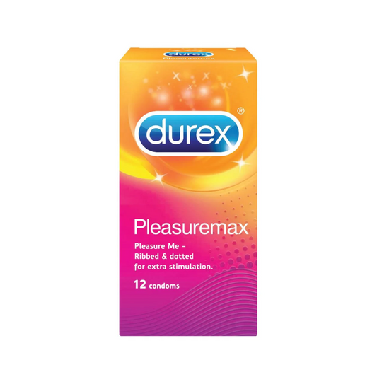 Préservatifs DUREX Pleasure Me x12 avec texture perlée et nervurée, disponibles sur laparadulac.com, parapharmacie Tunisie.