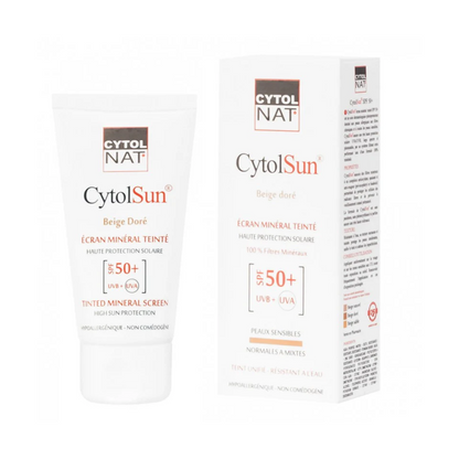 Écran solaire teinté CytolSun beige naturel SPF50+ – parapharmacie Tunisie sur laparadulac.com