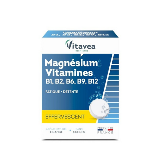 Magnésium Effervescent Vitavea – parapharmacie Tunisie sur laparadulac.com – énergie, concentration et réduction du stress naturellement

