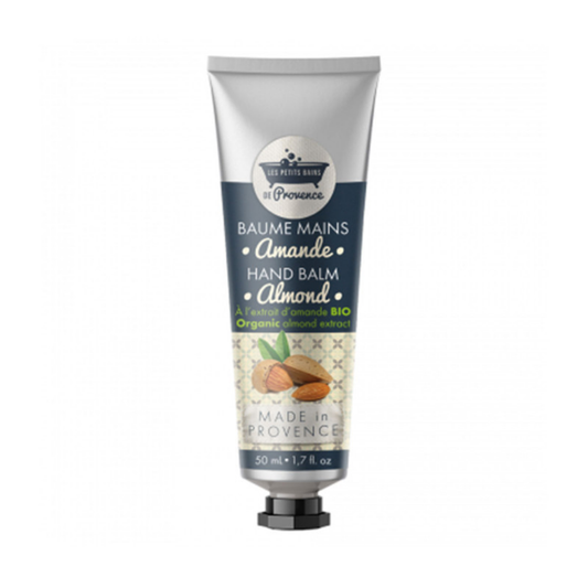 Crème mains amande Les Petits Bains de Provence 50ml – soin nourrissant et protecteur

