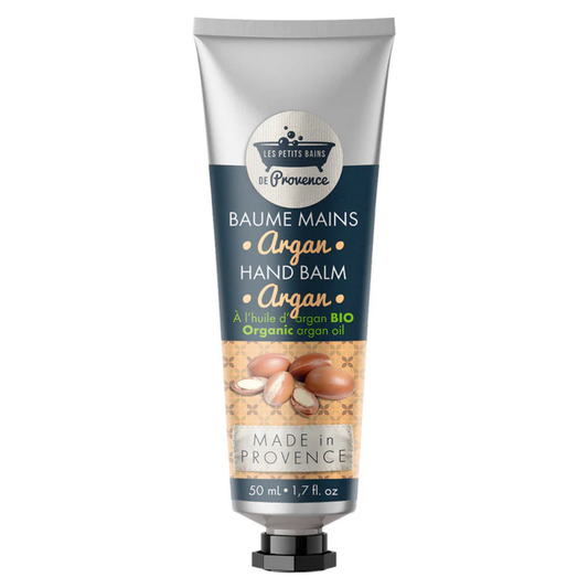 Crème mains argan Les Petits Bains de Provence 50ml – soin réparateur nourrissant sans effet gras


