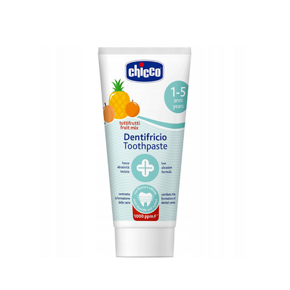 Dentifrice Chicco tous les fruits 50ml pour enfant – hygiène bucco-dentaire douce sur laparadulac.com parapharmacie Tunisie

