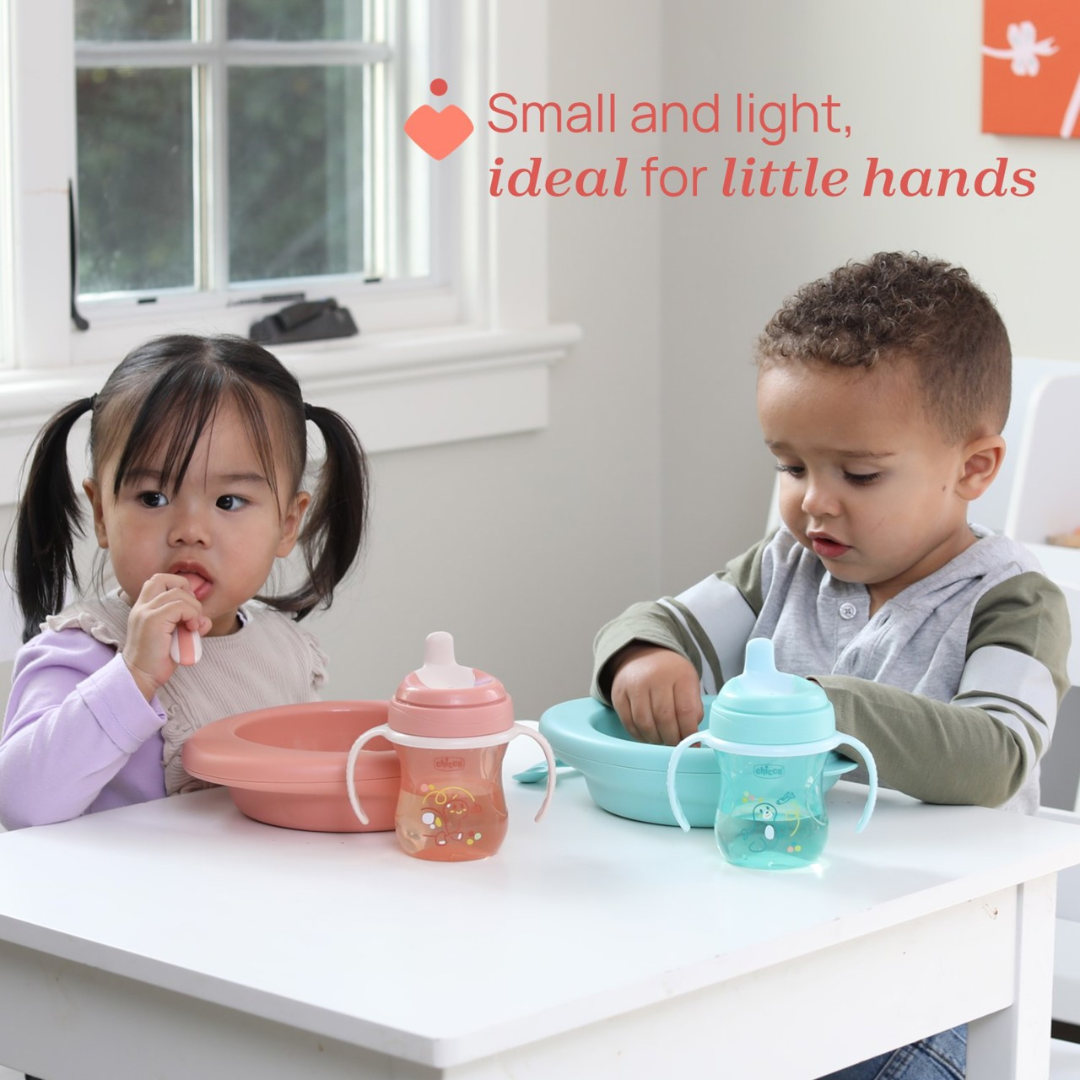 Set Chicco cuillère et fourchette inox bébé 18 mois+ rose – sur laparadulac.com parapharmacie Tunisie

