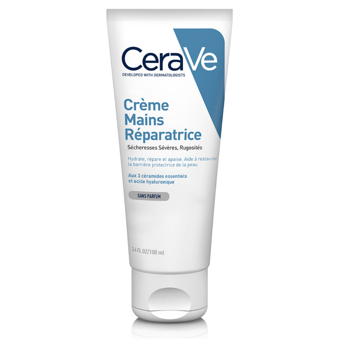 Crème Mains Réparatrice CeraVe – soin pour mains sèches à très sèches – hydratation 24h – parapharmacie en ligne Tunisie – laparadulac.com
