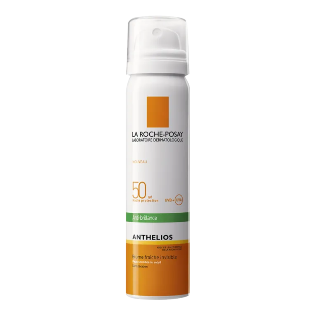 Brume solaire Anthelios SPF50 La Roche-Posay – protection solaire invisible matifiante pour peaux grasses – parapharmacie en ligne Tunisie – laparadulac.com
