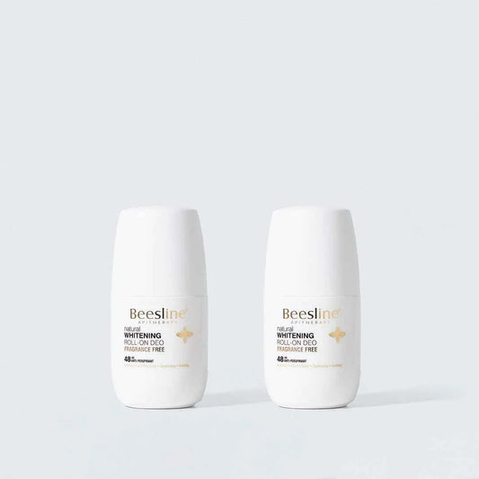 BEESLINE Coffret Anti-Transpirant Whitening Roll-On Sans Parfum 1+1 Gratuit Tunisie original authentique - parapharmacie en ligne La Para Du Lac