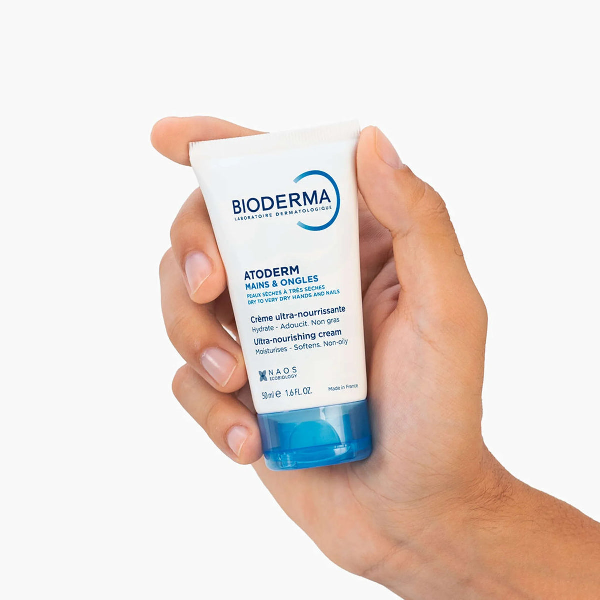 Bioderma Atoderm Crème mains & ongles 50ml hydratante non grasse pour peaux sèches | La Para Du Lac