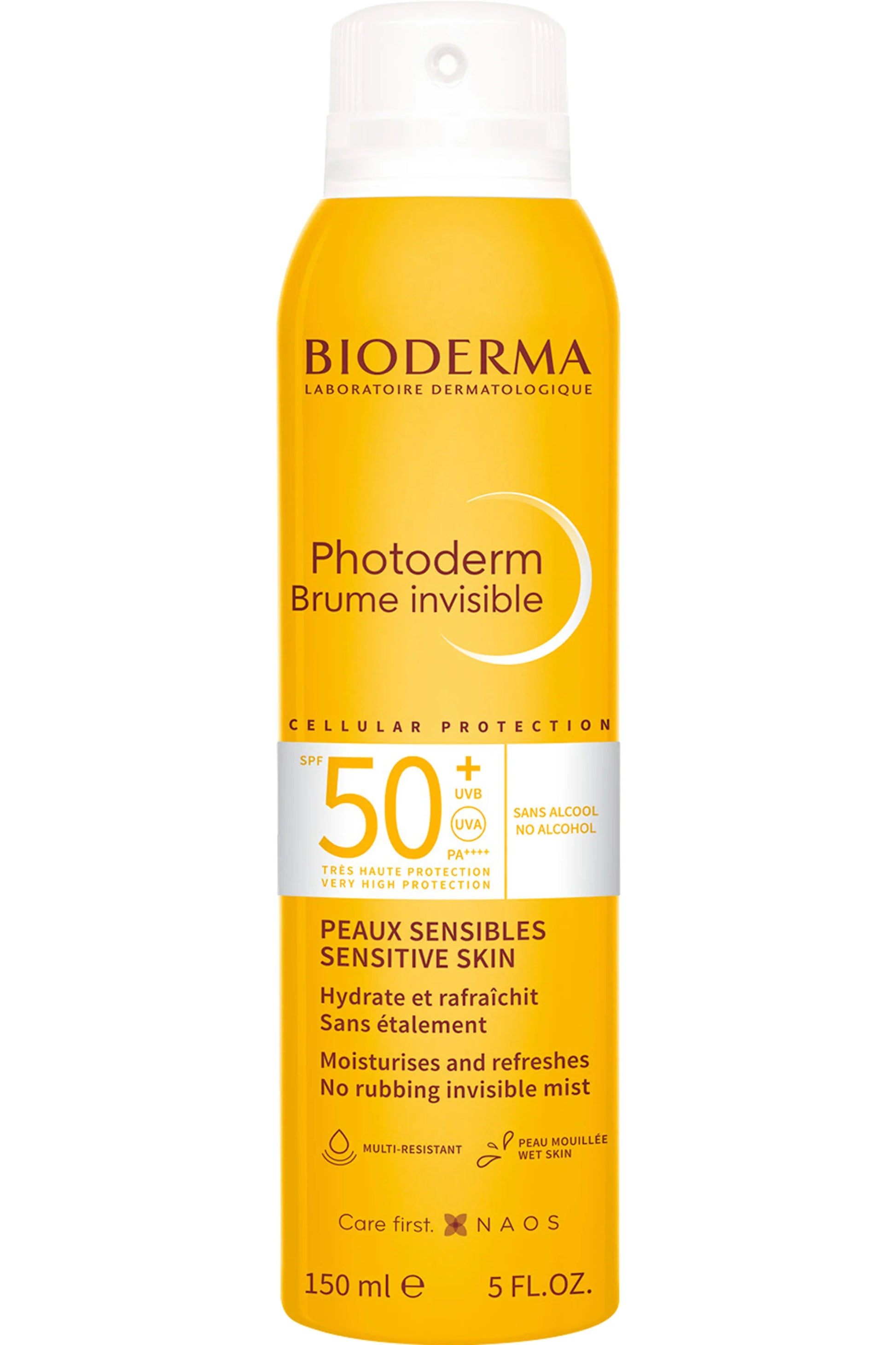 Bioderma Brume Invisible spray solaire haute protection pour le corps et le visage.
