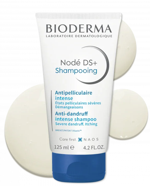 Bioderma Nodé DS+ Shampooing anti-pelliculaire intense 125ml, soin pour pellicules sévères et démangeaisons | La Para Du Lac
