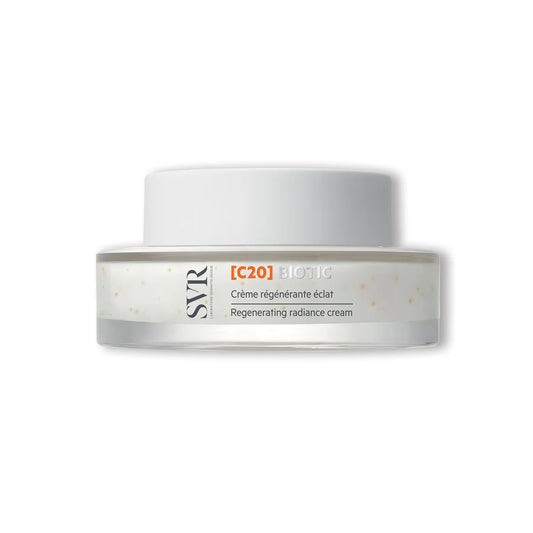 SVR C20 BIOTIC – soin visage revitalisant à la vitamine C, probiotiques & acide hyaluronique, dispo sur laparadulac.com, meilleure parapharmacie en ligne en Tunisie.