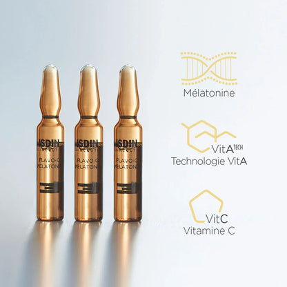 ISDIN Flavo-C Melatonin sérum anti-âge avec mélatonine et vitamine C | La Para Du Lac