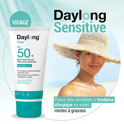 DAYLONG Face Sensitive Gel-Fluid Léger SPF50+ Tunisie original authentique - parapharmacie en ligne La Para Du Lac