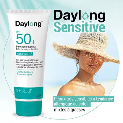 DAYLONG Sensitive Crème Gel Légère SPF50+ Tunisie original authentique - parapharmacie en ligne La Para Du Lac