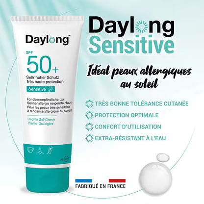 DAYLONG Sensitive Crème Gel Légère SPF50+ Tunisie original authentique - parapharmacie en ligne La Para Du Lac