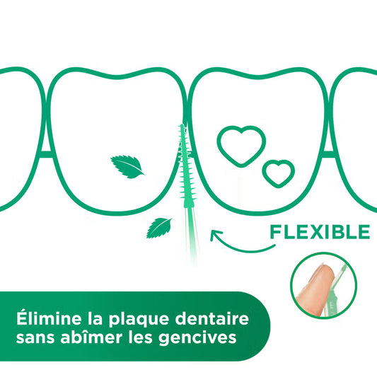 GUM Brossettes Interdentaires Soft-Picks Minty Tunisie original - parapharmacie en ligne livraison 24h La Para Du Lac
