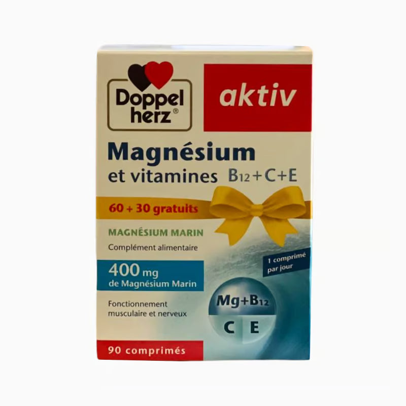 Aktiv Magnésium + Vitamines C, E & B12 Tunisie original authentique - parapharmacie en ligne La Para Du Lac