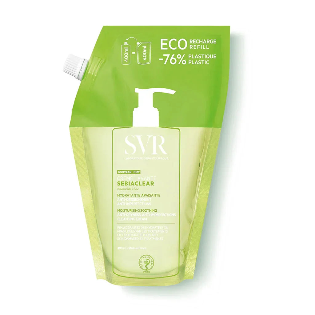 SVR Sebiaclear Crème Lavante Recharge Tunisie original authentique - parapharmacie en ligne La Para Du Lac
