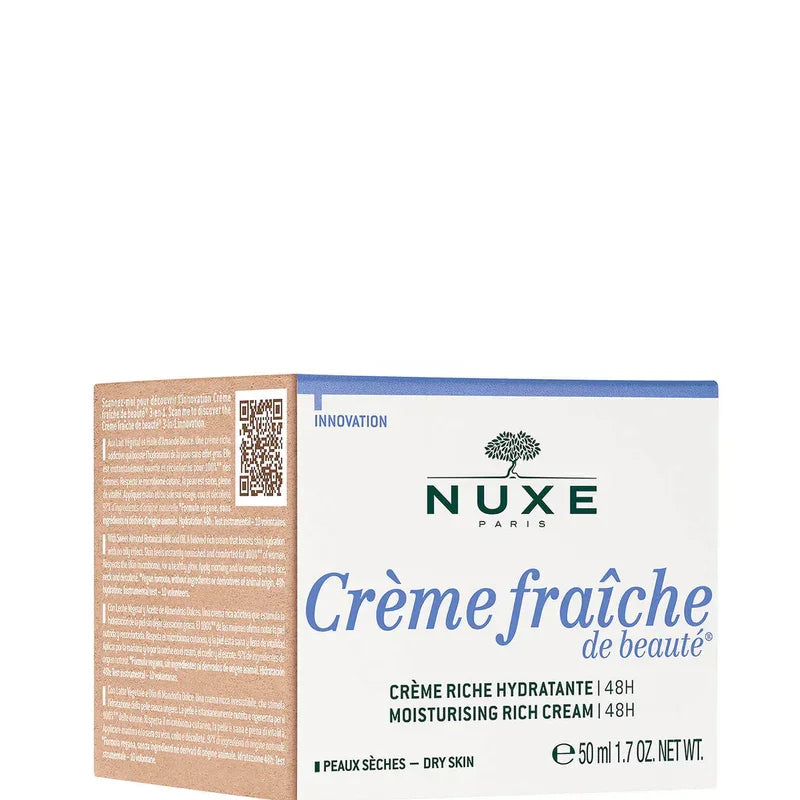 Nuxe Crème fraîche de beauté, crème riche hydratante 48H pour peaux sèches | La Para Du Lac