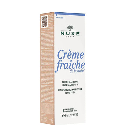 Nuxe Crème Fraîche de Beauté fluide matifiant hydratant 48H pour peaux mixtes | La Para Du Lac