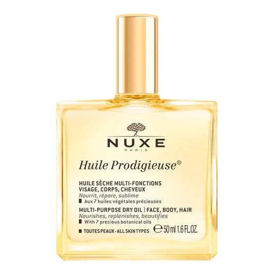 Nuxe Huile Prodigieuse huile sèche multi-fonctions 50ml, nourrit et sublime peau cheveux | La Para Du Lac