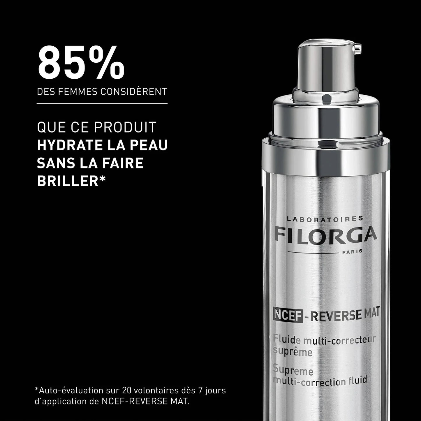 FILORGA NCEF-REVERSE FLUID MAT – Fluide anti-âge matifiant visage sur laparadulac.com, parapharmacie en ligne en Tunisie