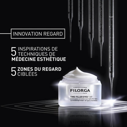 FILORGA TIME-FILLER EYES 5XP – Soin contour des yeux anti-rides sur laparadulac.com, parapharmacie en ligne en Tunisie