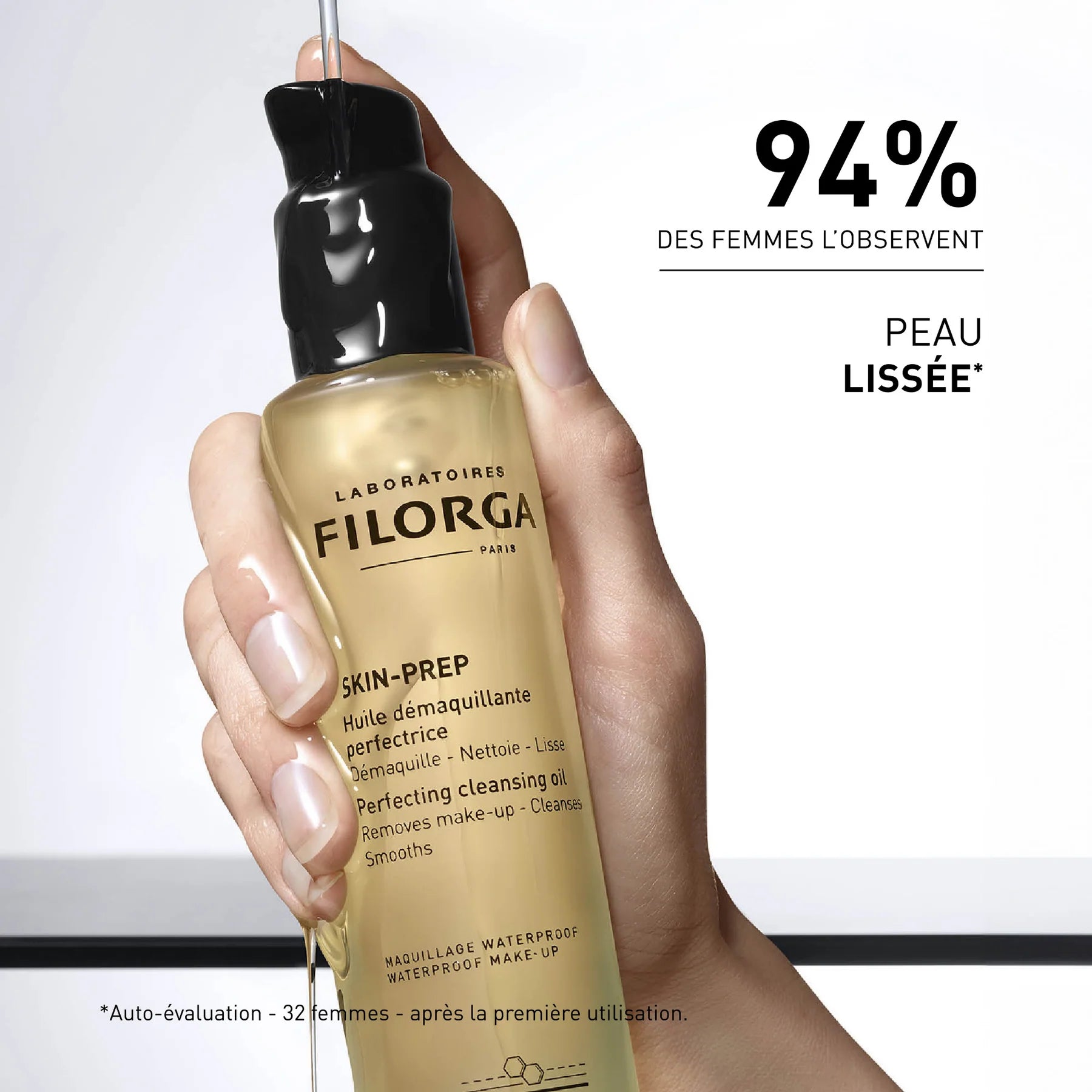 FILORGA SKIN-PREP – Huile démaquillante visage et yeux sur laparadulac.com, parapharmacie en ligne en Tunisie

