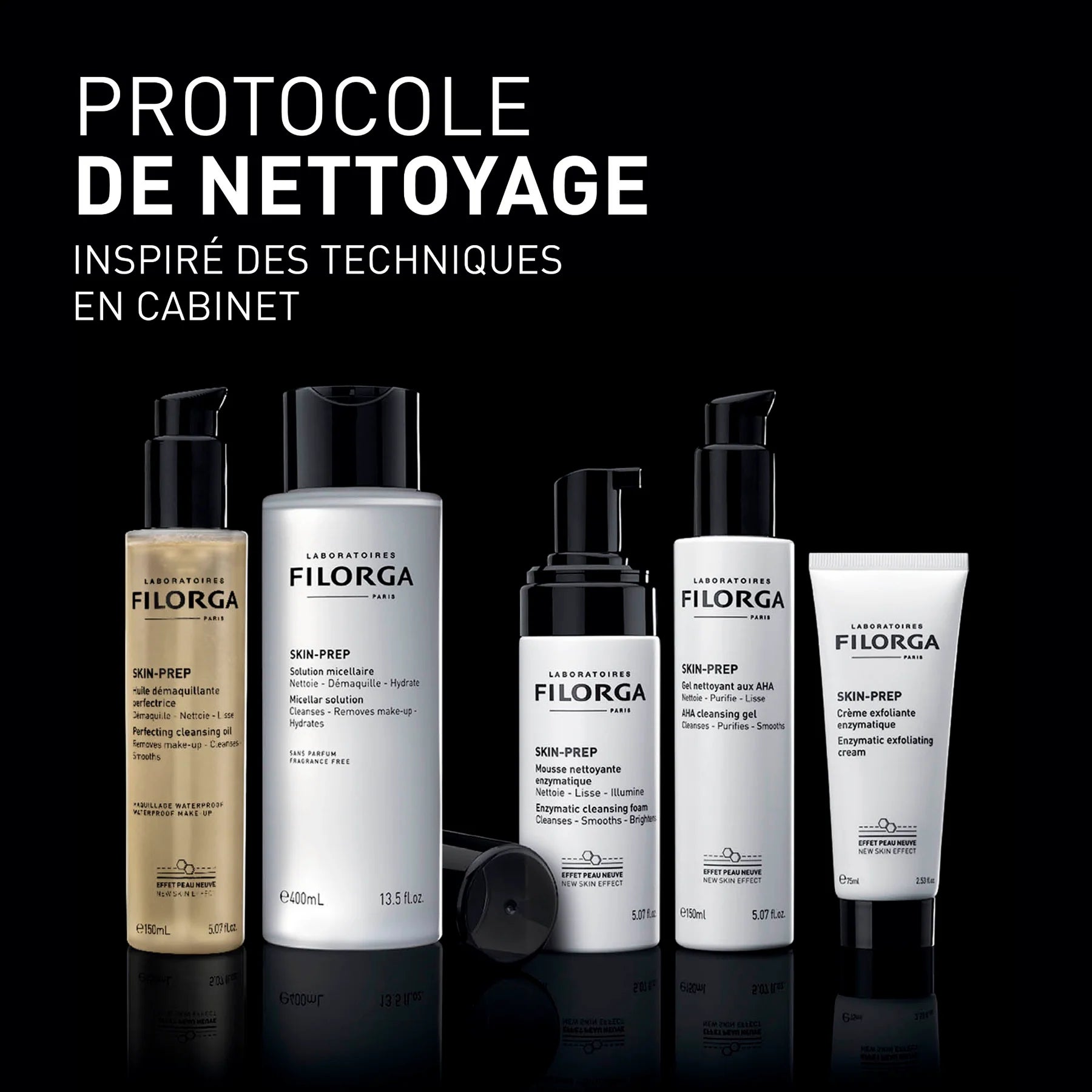 FILORGA SKIN-PREP – Gel nettoyant exfoliant aux AHA sur laparadulac.com, parapharmacie en ligne en Tunisie