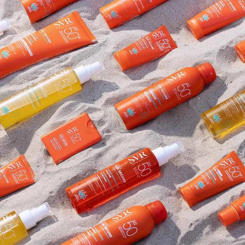 SVR Sun Secure SPF 50+ crème solaire et spray pour peau sensible | La Para Du Lac
