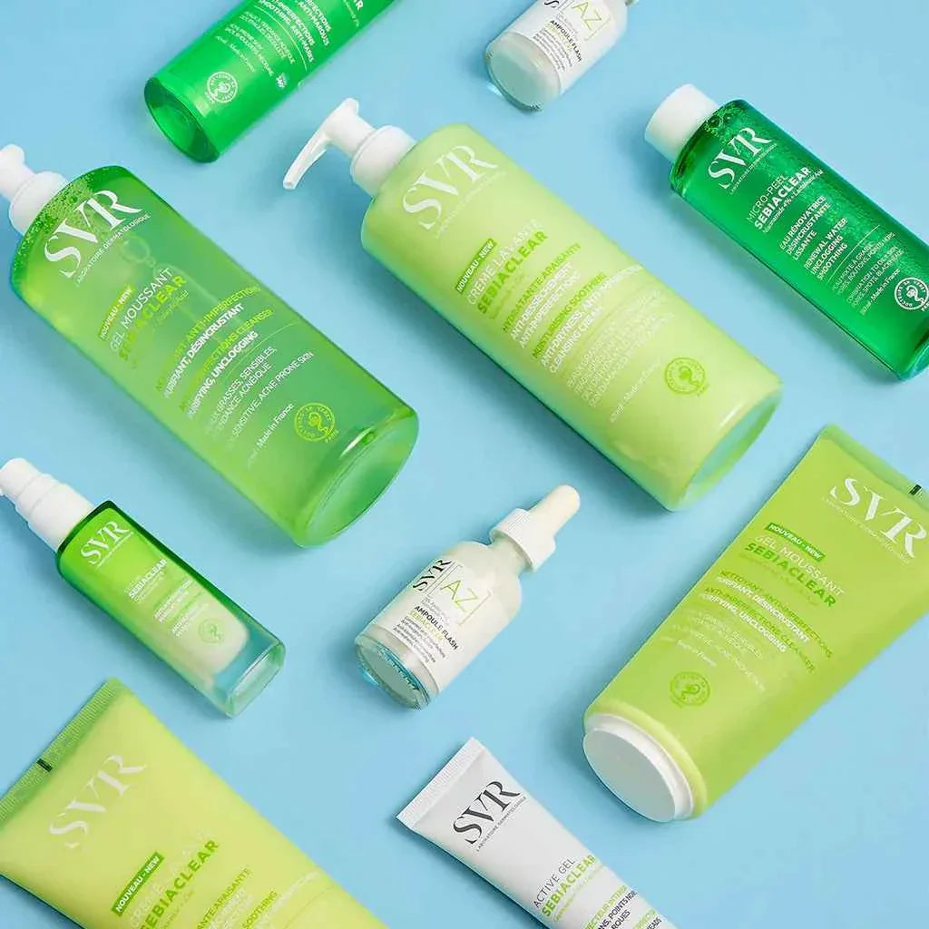 SVR Sebiaclear gel moussant et crème hydratante pour peaux grasses | La Para Du Lac