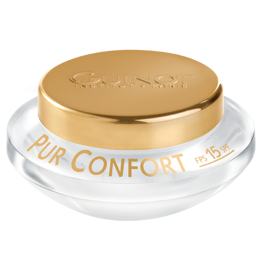 Crème Pur Confort SPF 15 GUINOT 50ml Tunisie - Soin peaux sensibles apaisante parapharmacie lac 2 tunis
