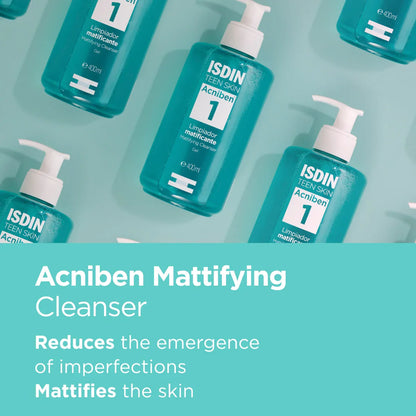 ISDIN Acniben Gel Nettoyant Matifiant Tunisie original authentique - parapharmacie en ligne La Para Du Lac