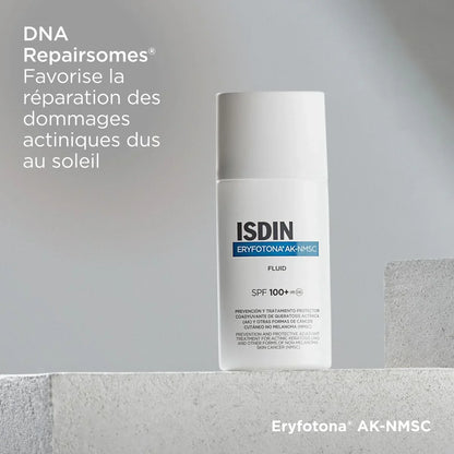 ISDIN Eryfotona AK-NMSC Fluid SPF 100+ pour réparation des dommages actiniques | La Para Du Lac