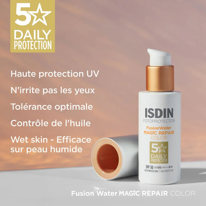ISDIN Foto Ultra AGE REPAIR Triple Action Antiphotoaging SPF50+ Tunisie original authentique - parapharmacie en ligne La Para Du Lac