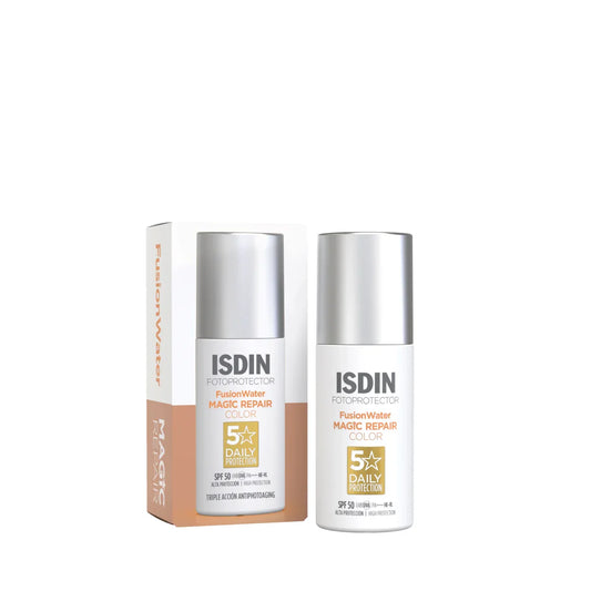 ISDIN  Fotoprotector Fusion Water Magic Repair Color SPF50 Tunisie original authentique - parapharmacie en ligne La Para Du Lac