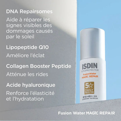 ISDIN Fotoprotector Fusion Water Magic Repair SPF50 Tunisie original authentique - parapharmacie en ligne La Para Du Lac